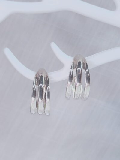 BRINCO ARGOLA FIO M - BANHADO À PRATA