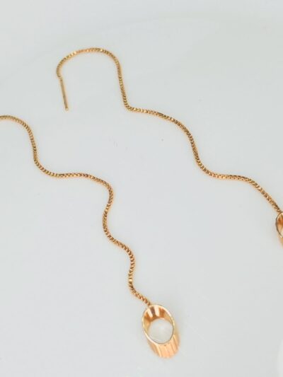 BRINCO SEM TARRACHA - BANHADO À OURO 18K