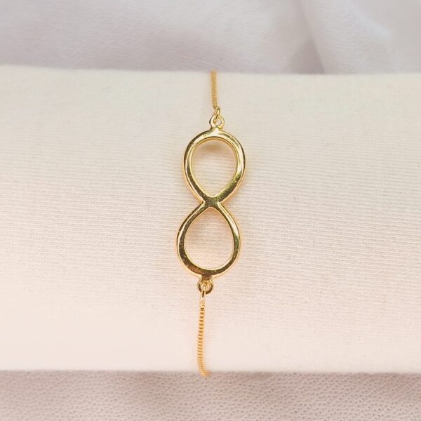 PULSEIRA INFINITO - BANHADO A OURO 18K - Imagem 2