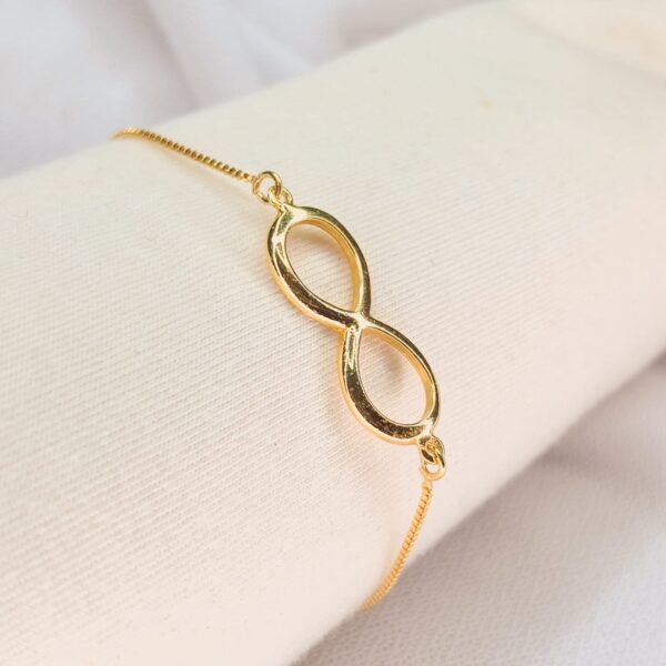 PULSEIRA INFINITO - BANHADO A OURO 18K