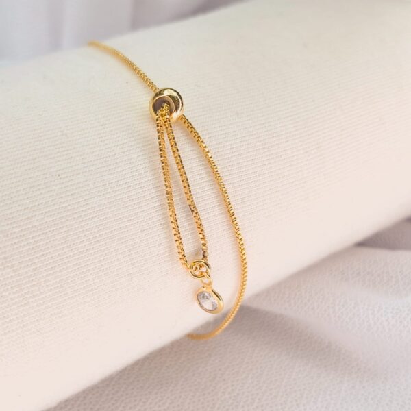 PULSEIRA INFINITO - BANHADO A OURO 18K - Imagem 3