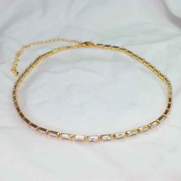 CHOKER RIVIEIRA - BANHADO A OURO 18K - Imagem 2