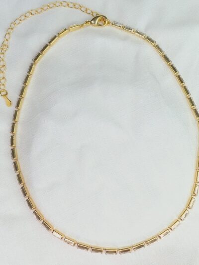 CHOKER RIVIEIRA - BANHADO A OURO 18K