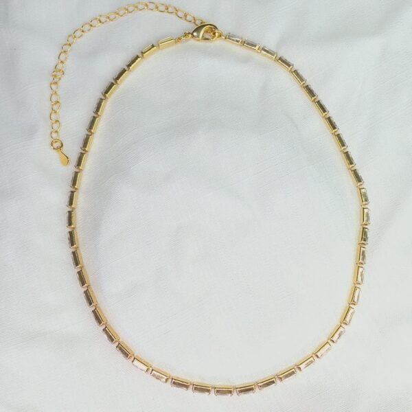 CHOKER RIVIEIRA - BANHADO A OURO 18K