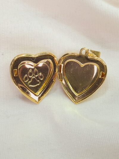 PINGENTE CORAÇÃO PET - BANHADO A OURO 18K