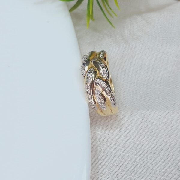 ANEL GOLD TIES  - BANHADO À OURO 18 K