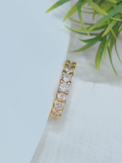 ANEL REPLICA LOSANGO - BANHADO À OURO 18 K